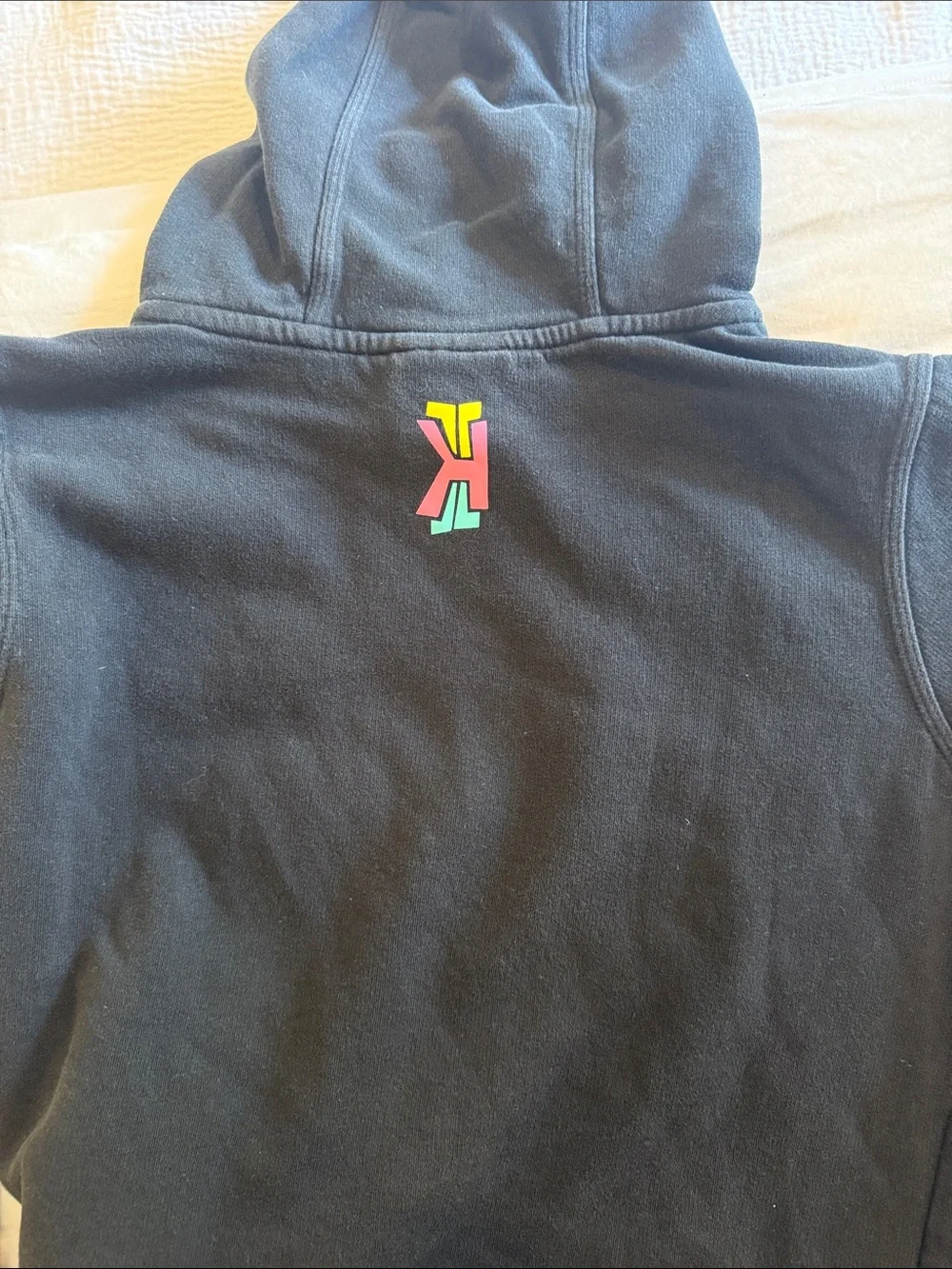Nike Kyrie Irving x Spongebob Kids Black Hoodie and Teal Swoosh